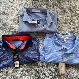 Father’s Day Gift Bundle: Designer Polo Golf Shirt (XL) - New With Tags